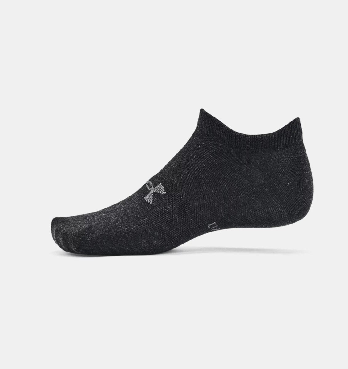CALCETINES UNDER ARMOUR ESSENTIAL NO SHOW UNISEX (3 - PACK NEGROS) | 1361459 - 002 UNDER ARMOUR L - RealSport
