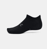 CALCETINES UNDER ARMOUR ESSENTIAL NO SHOW UNISEX (6 - PACK NEGROS) | 1370542 - 001 UNDER ARMOUR L - RealSport