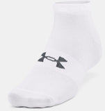 CALCETINES UNDER ARMOUR ESSENTIAL UNISEX CORTOS (3 - PACK BLANCOS) | 1365745 - 100 UNDER ARMOUR L - RealSport