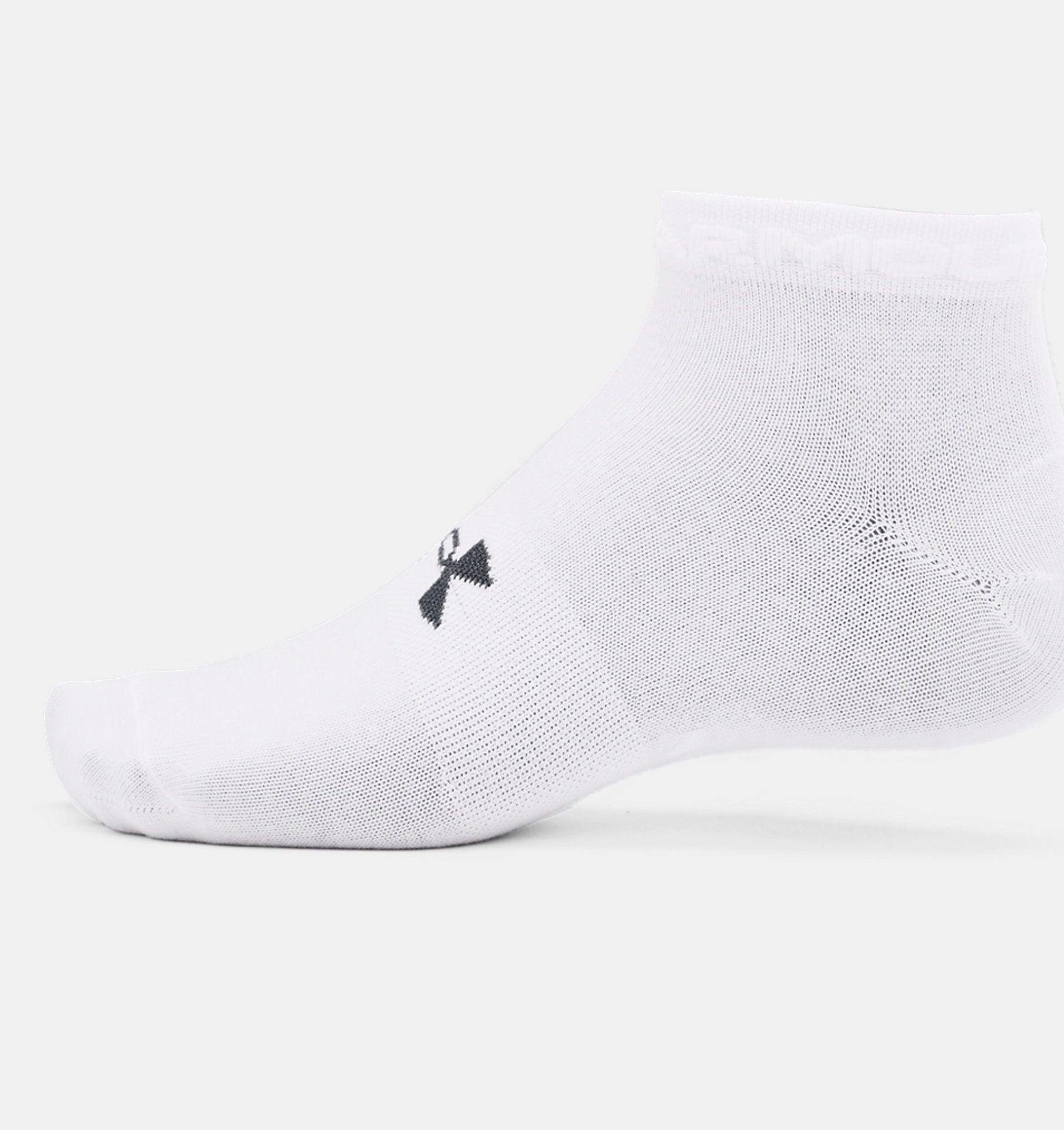 CALCETINES UNDER ARMOUR ESSENTIAL UNISEX CORTOS (3 - PACK BLANCOS) | 1365745 - 100 - RealSport