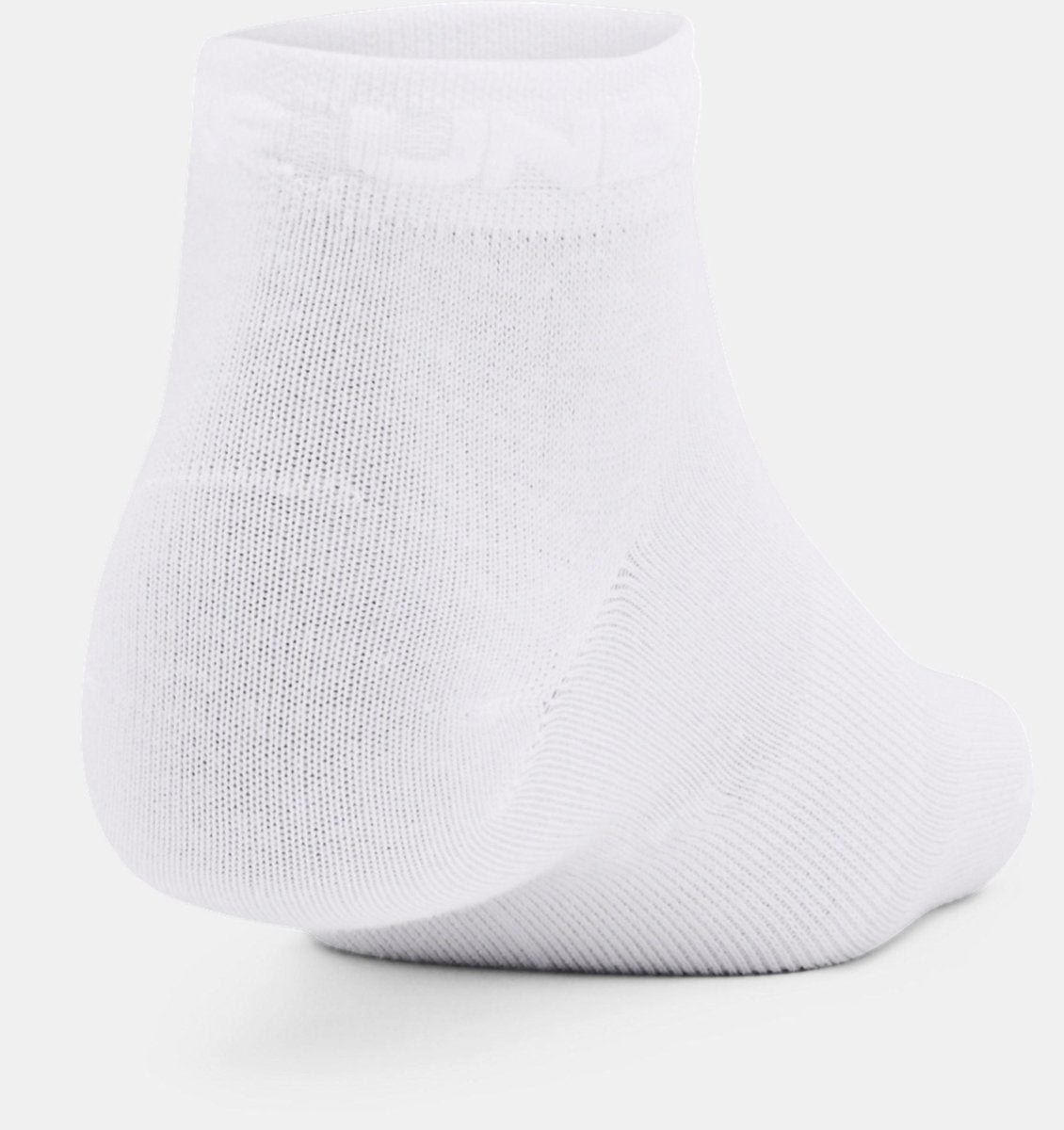 CALCETINES UNDER ARMOUR ESSENTIAL UNISEX CORTOS (3 - PACK BLANCOS) | 1365745 - 100 UNDER ARMOUR L - RealSport