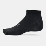 CALCETINES UNDER ARMOUR ESSENTIAL UNISEX CORTOS (3 - PACK NEGROS) | 1365745 - 001 UNDER ARMOUR L - RealSport