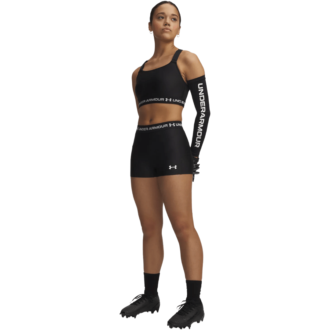 CALZA UNDER ARMOUR HEATGEAR SHORTY BLACK MUJER | 6010725 - 008 UNDER ARMOUR L - RealSport