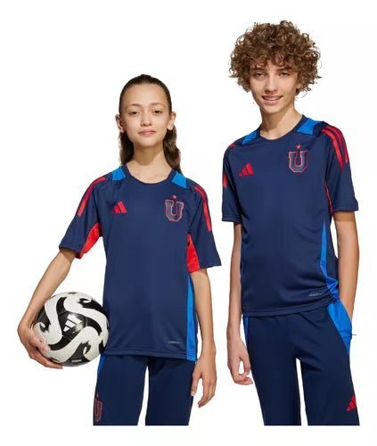 CAMISETA ADIDAS ENTRENAMIENTO UNIVERSIDAD DE CHILE 2025 INFANTIL | JE4138 ADIDAS XS - RealSport