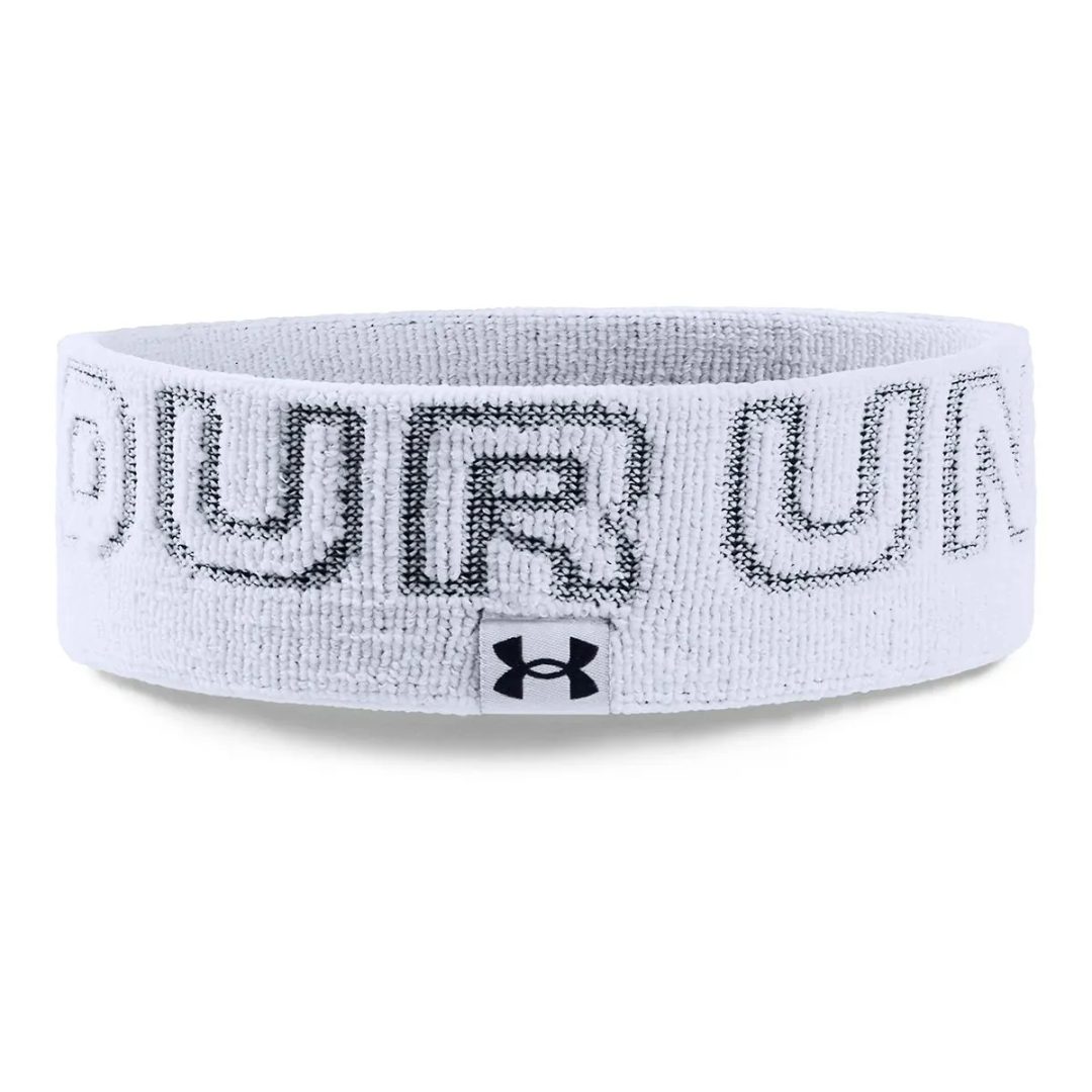 CINTILLO UNDER ARMOUR WORDMARK TERRY BLANCO | 1356705 - 100 UNDER ARMOUR - RealSport