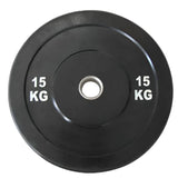 DISCO OLÍMPICO BUMPER NEGRO (15KG) PACÍFICO | 8 - ON0150 PACIFICO 1 Unidad - RealSport