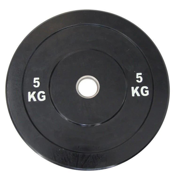 DISCO OLÍMPICO BUMPER NEGRO (5KG) PACÍFICO | 6 - ON05 PACIFICO 1 Unidad - RealSport