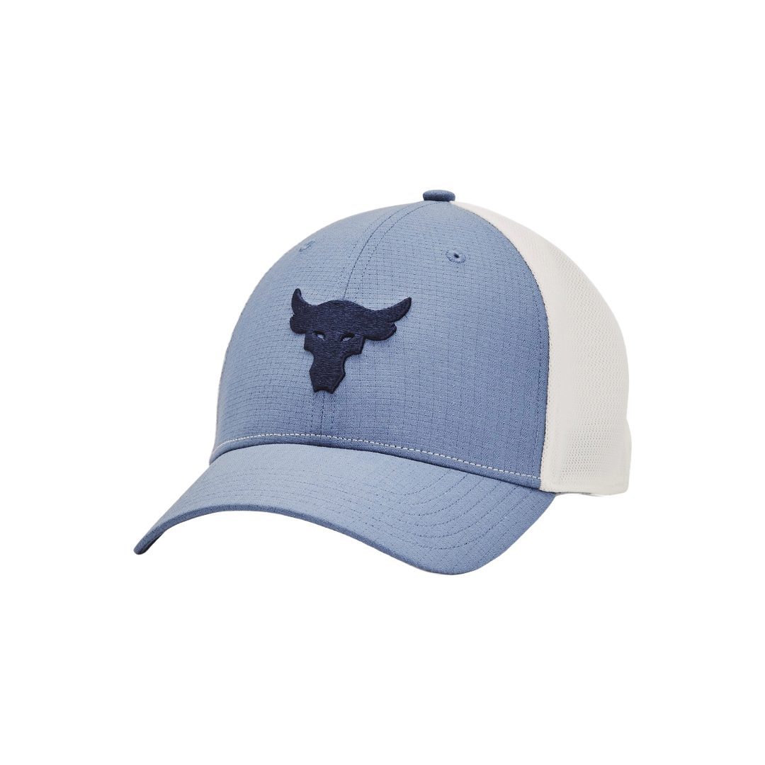 GORRA UNDER ARMOUR PROJECT ROCK TRUCKER HOMBRE AZUL PIEDRA | 1369815 - 480 UNDER ARMOUR - RealSport