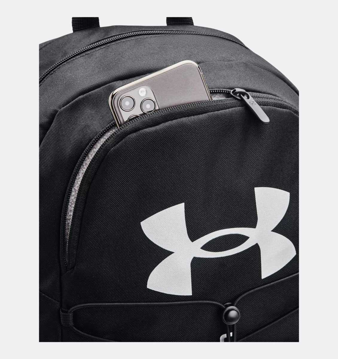 MOCHILA UNDER ARMOUR HUSTLE NEGRA | 1364181 - 001 UNDER ARMOUR - RealSport