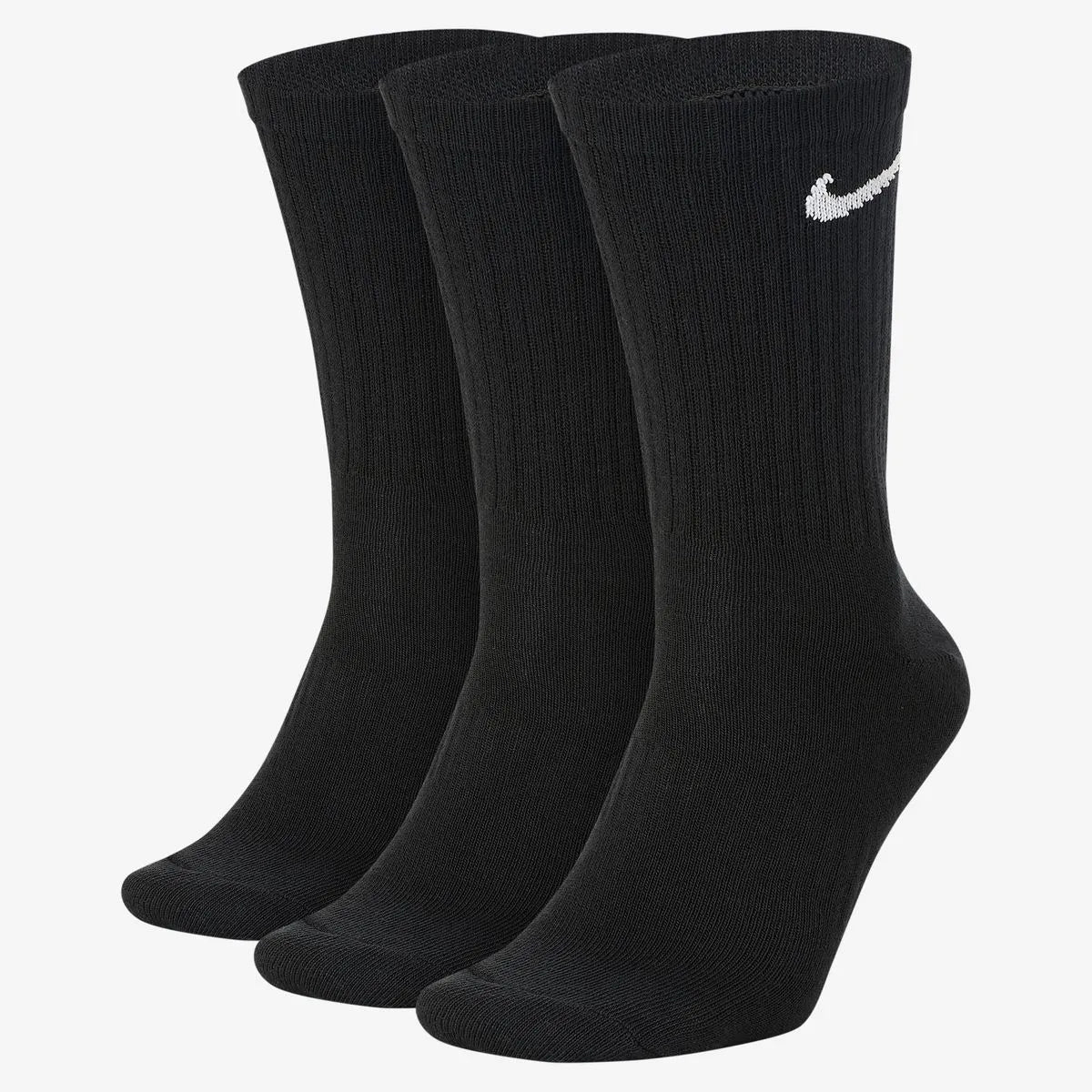 [PACK DE 3] CALCETINES NIKAE EVERYDAY LIGHTWEIGHT NEGROS (UNISEX) | SX7676 - 010 NIKE M - RealSport