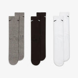 [PACK DE 3] CALCETINES NIKE EVERYDAY LIGHTWEIGHT GRIS/NEGRO/BLANCO (UNISEX) | SX7676 - 964 NIKE S - RealSport