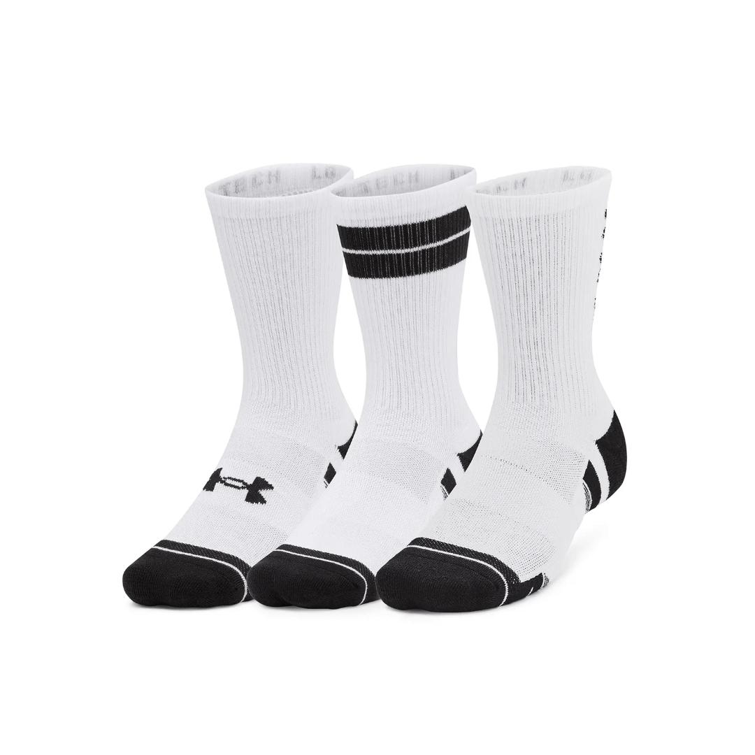 [PACK DE 3] CALCETINES UNDER ARMOUR PERFORMANCE TECH BLANCOS (UNISEX) | 1379515 - 101 - RealSport