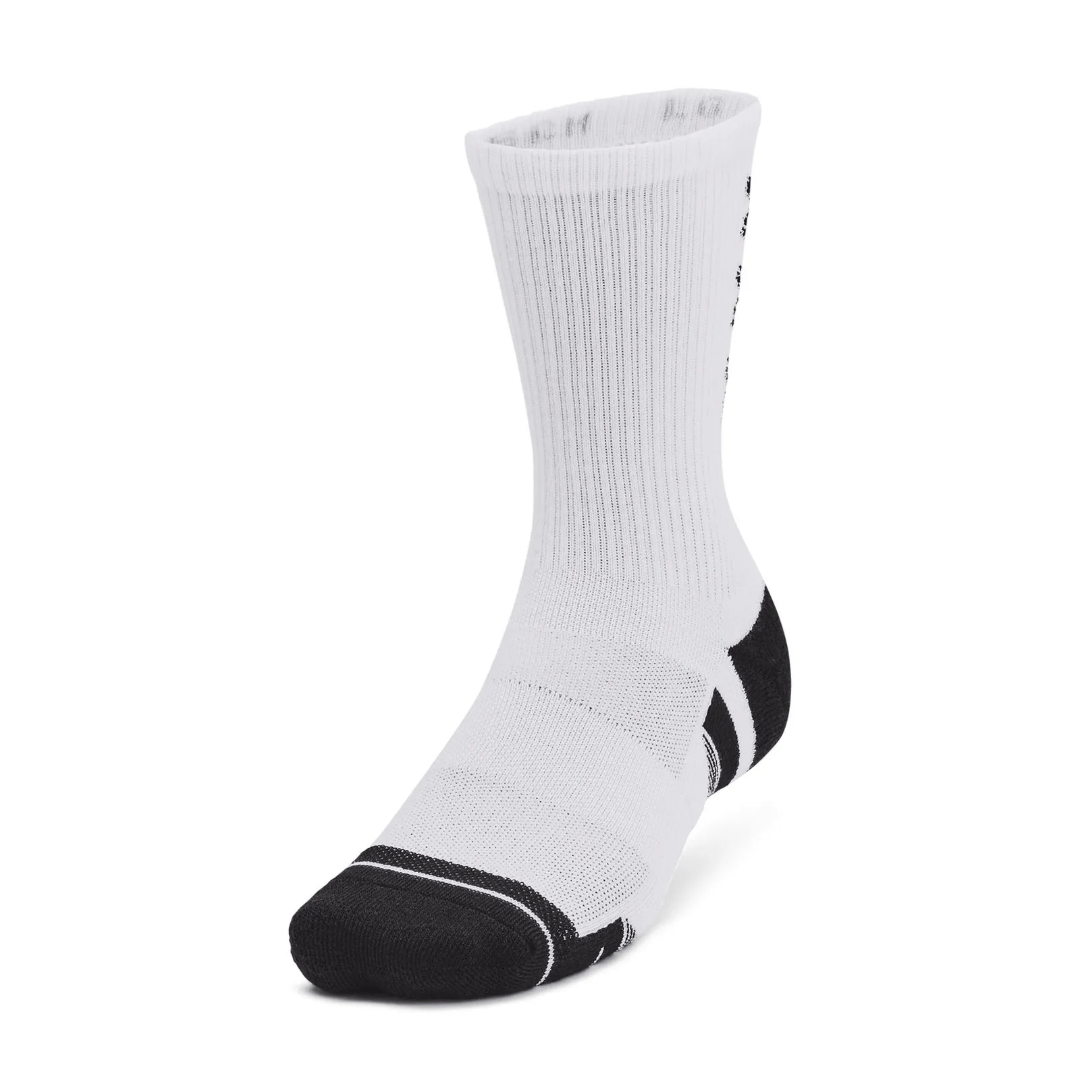 [PACK DE 3] CALCETINES UNDER ARMOUR PERFORMANCE TECH BLANCOS (UNISEX) | 1379515 - 101 - RealSport
