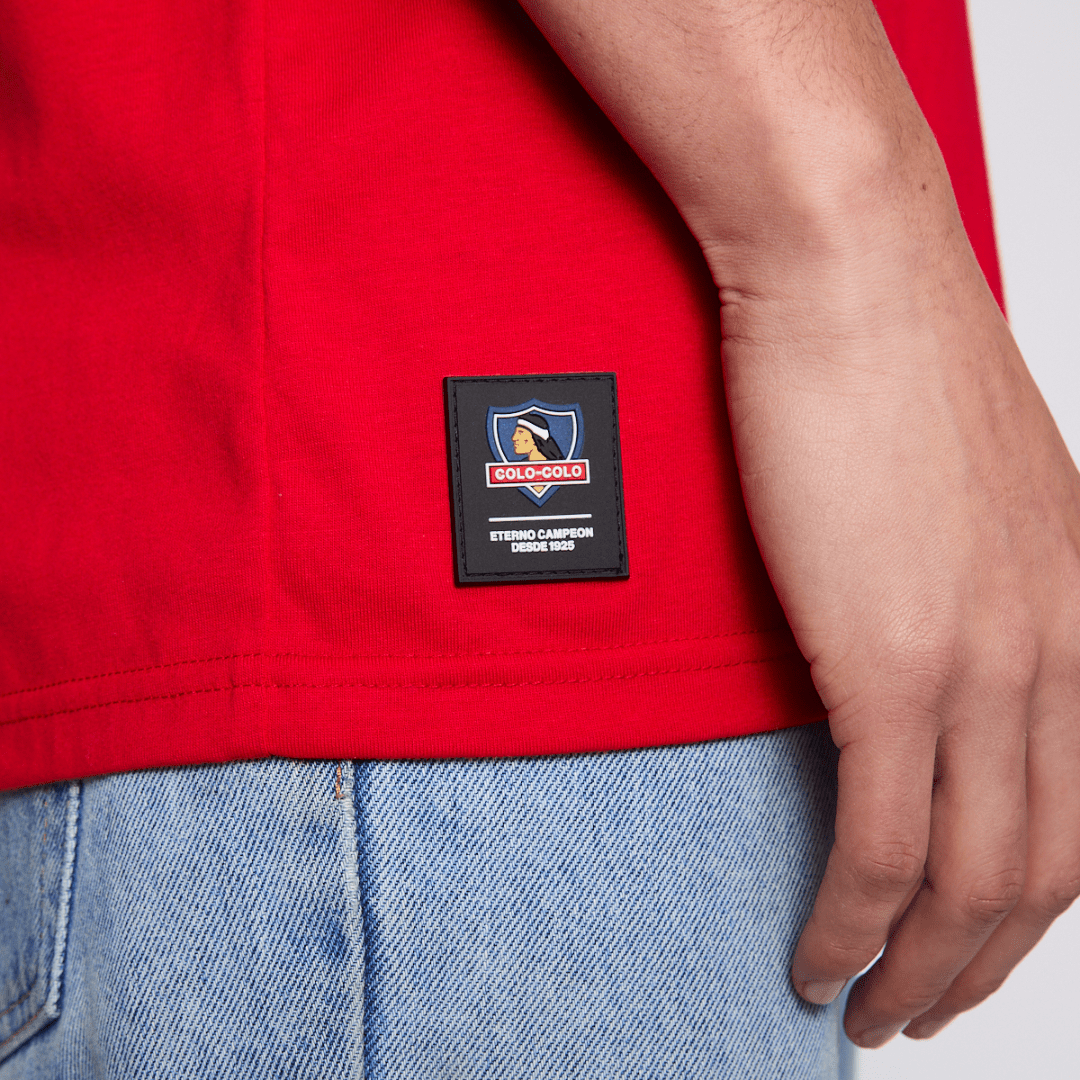 POLERA STREETMACHINE COLO COLO URBANO ESCUDO VERANO | CCPOV2620RO STREET MACHINE 2XL - RealSport