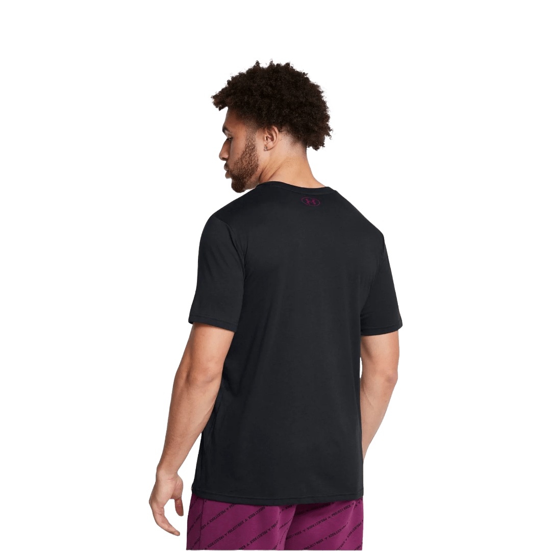 POLERA UNDER ARMOUR PROJECT ROCK PAYOFF NEGRA | 1383191 - 003 UNDER ARMOUR M - RealSport