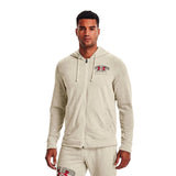 POLERON UNDER ARMOUR RIVAL TERRY ATHLETIC DEPARTMENT FULL - ZIP BEIGE | 1370355 - 279 UNDER ARMOUR Xl - RealSport