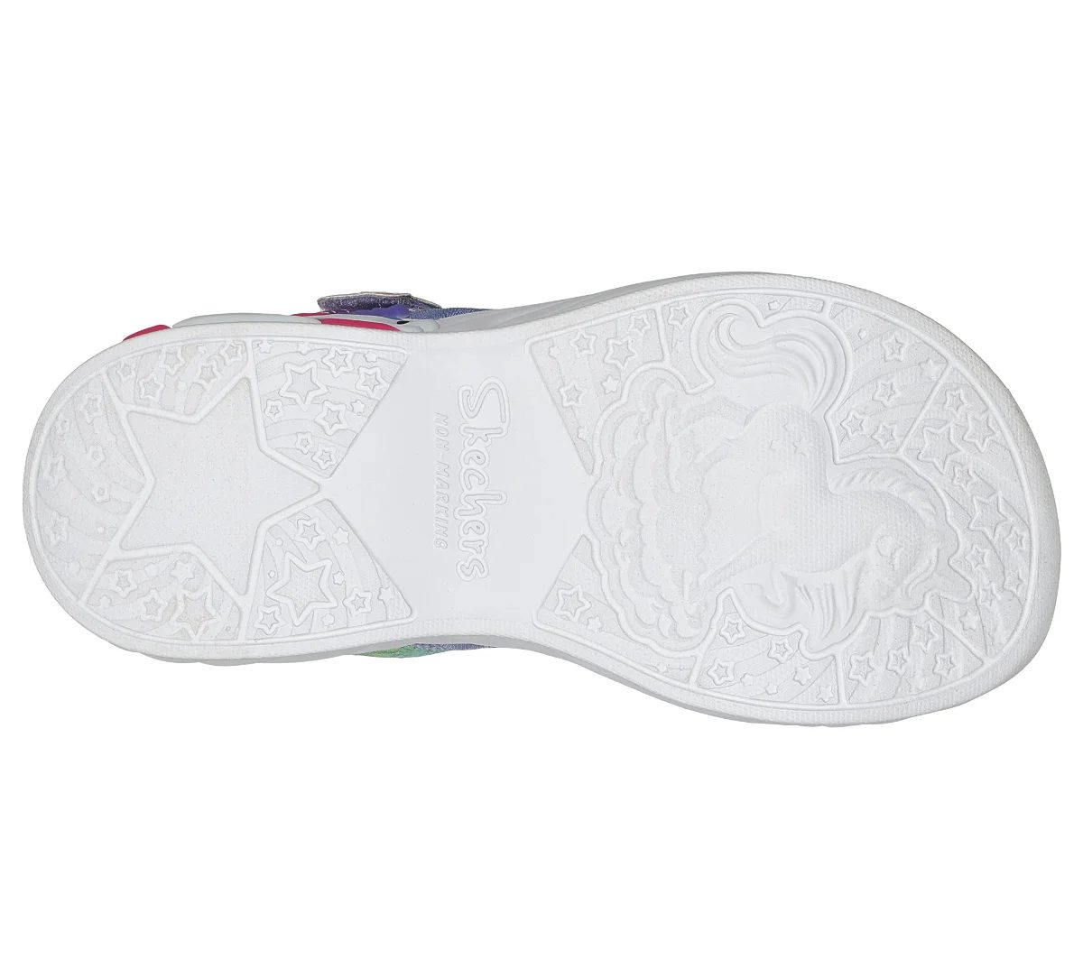SANDALIAS SKECHER UNICORN DREAMS (LUCES) NIÑAS 302682L - BLMT SKECHERS 32 - RealSport