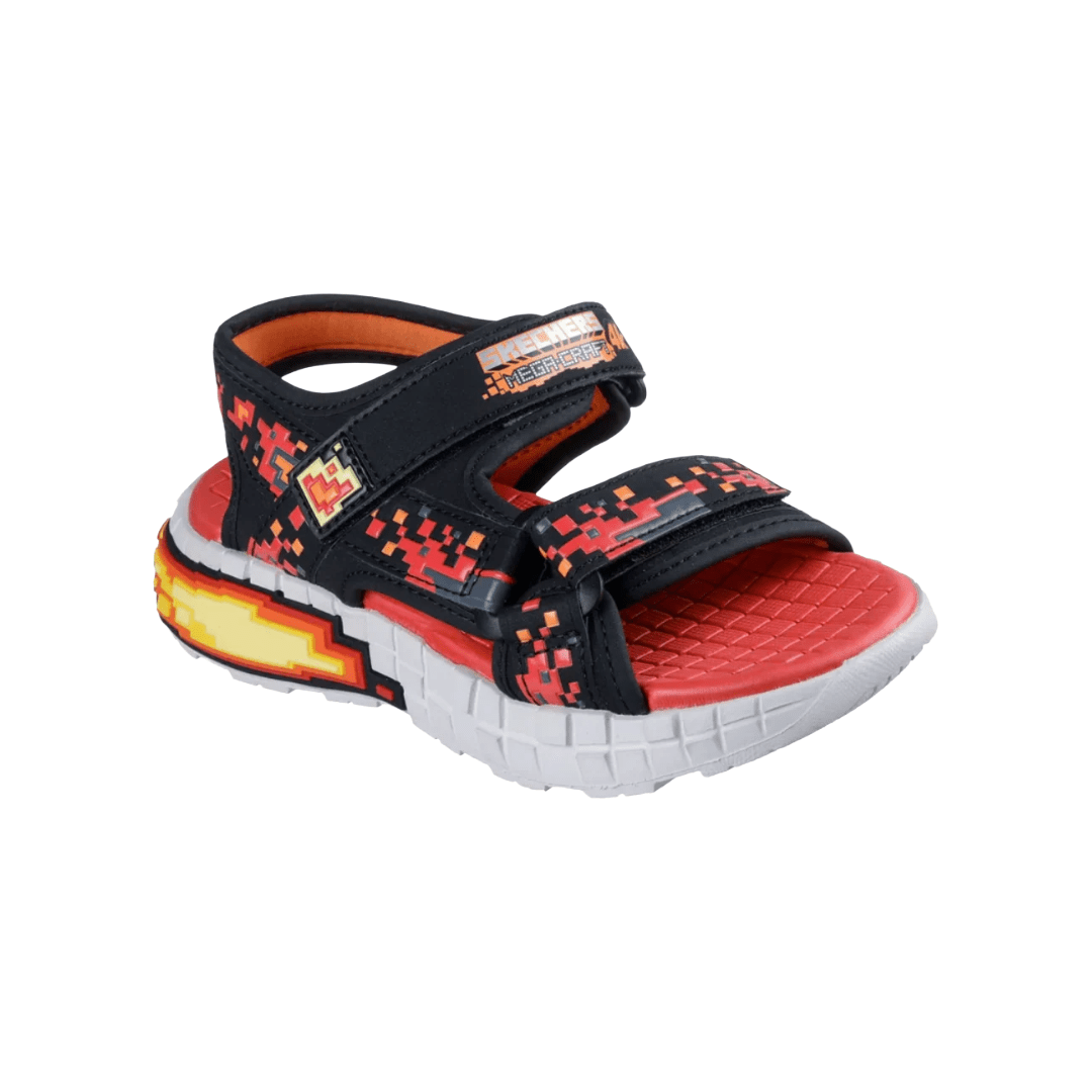 SANDALIAS SKECHERS MEGA SPLASH INFANTIL 402161L - BKRD SKECHERS 27 - RealSport