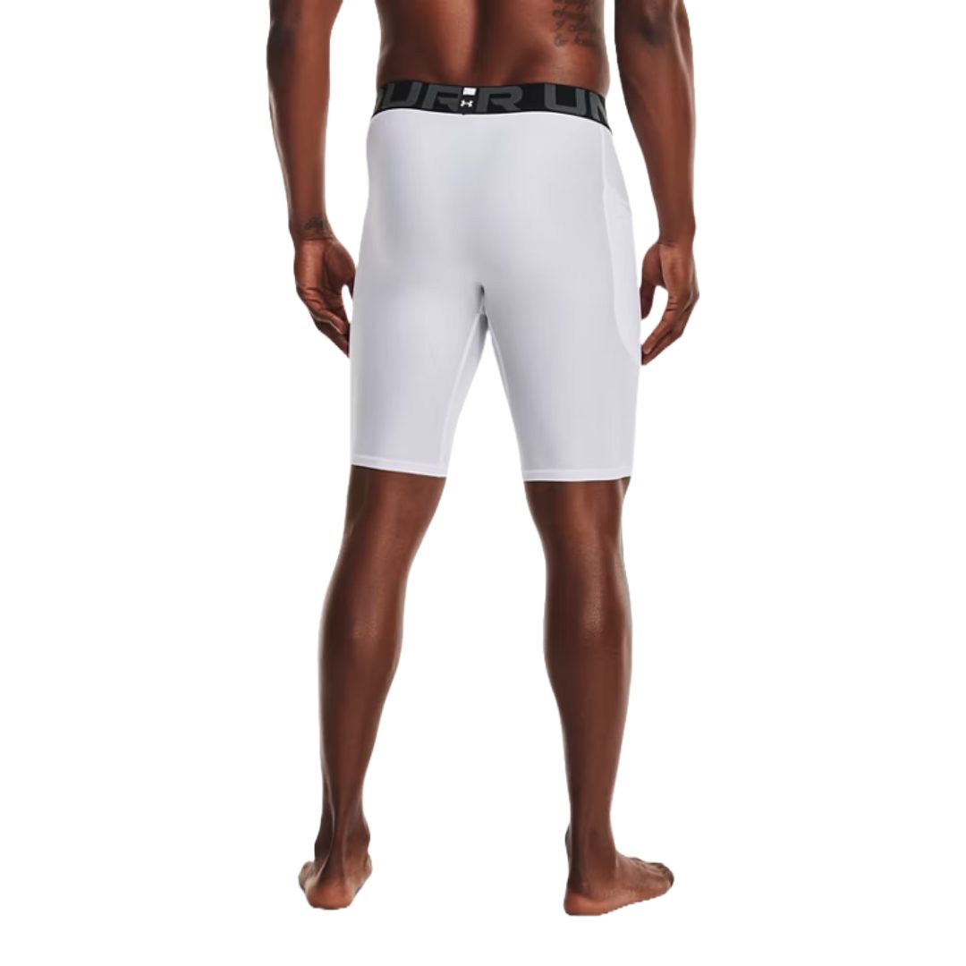 SHORT UNDER ARMOUR HEATGEAR POCKET LO BLANCO | 1361602 - 100 UNDER ARMOUR Xl - RealSport