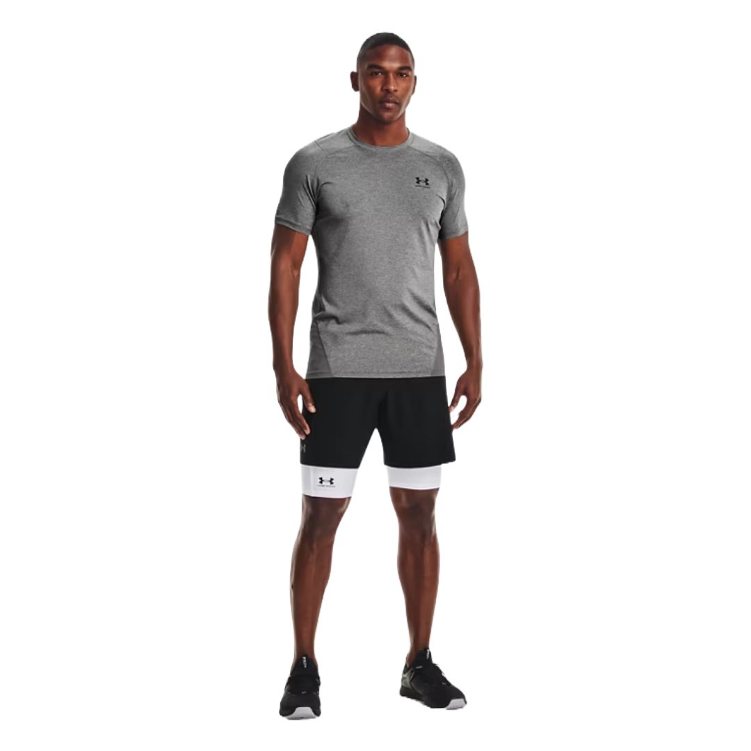 SHORT UNDER ARMOUR HEATGEAR POCKET LO BLANCO | 1361602 - 100 UNDER ARMOUR Xl - RealSport