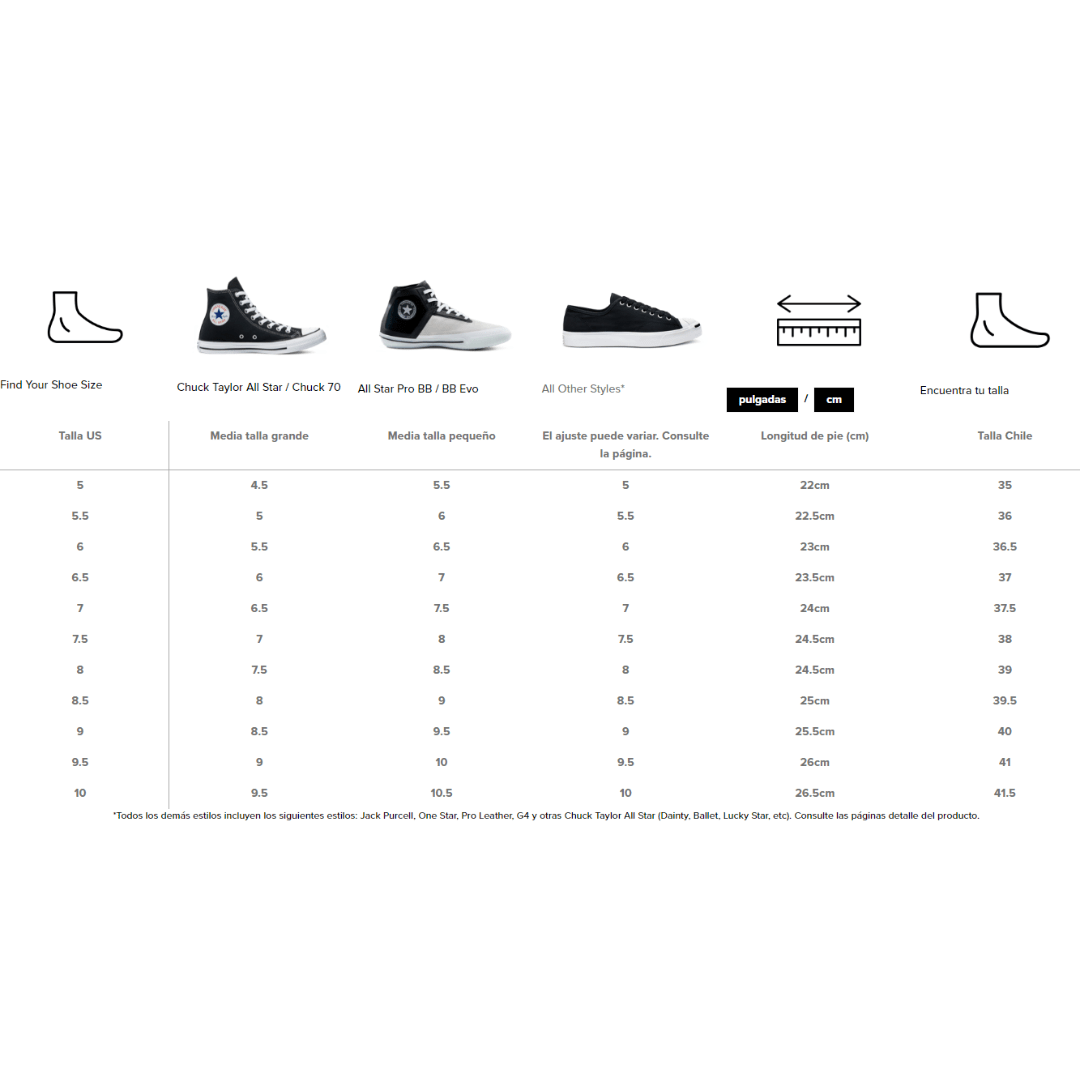 ZAPATILLAS CONVERSE CHUCK TAYLOR ALL STAR | 560846C - 102 CONVERSE 8,5 - RealSport