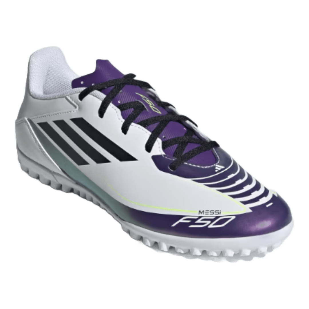 ZAPATILLAS DE BABY FÚTBOL F50 CLUB MESSI BLANCAS | IE9074 ADIDAS 7,0 - RealSport