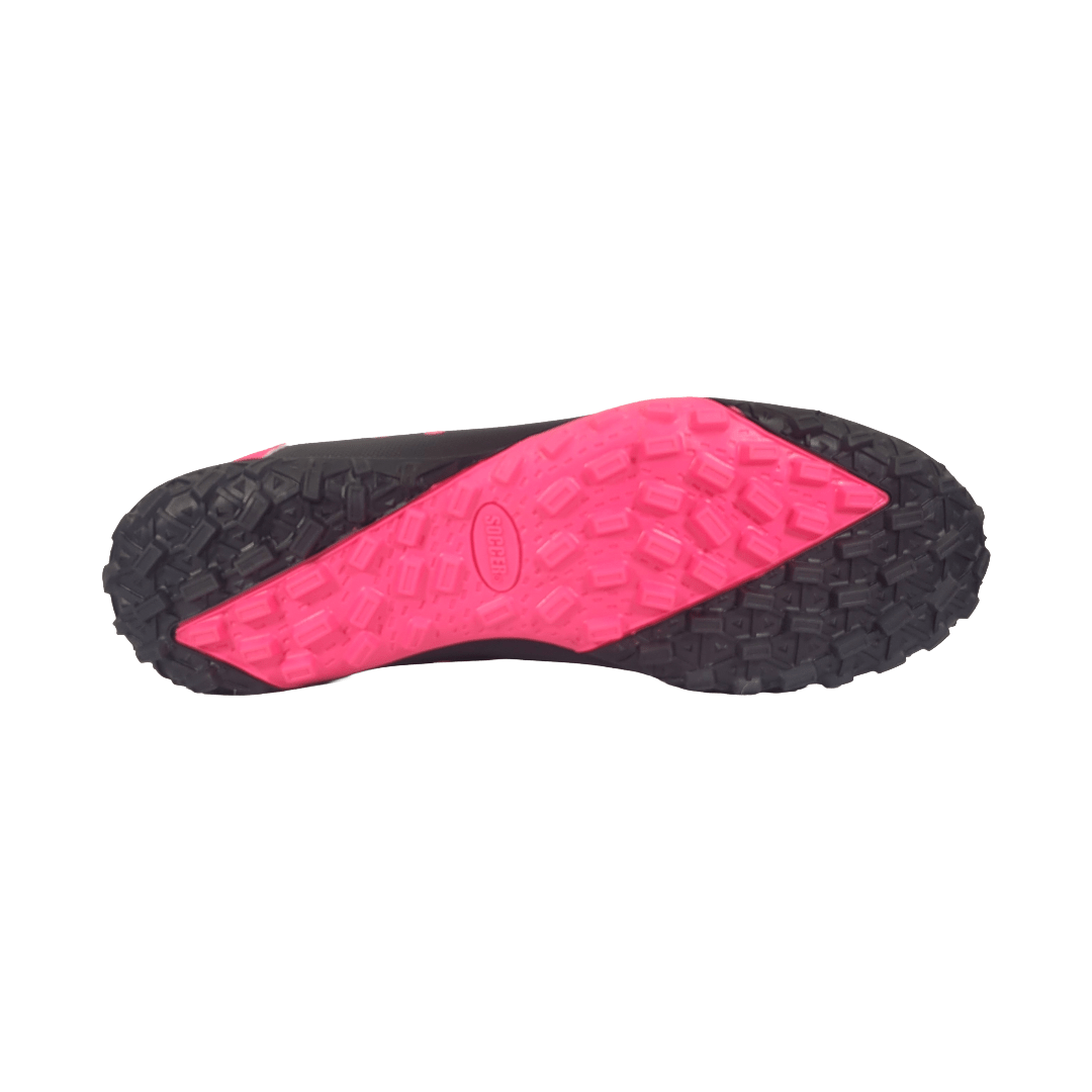 ZAPATILLAS DE BABYFÚTBOL SOCCER NEGRO/FUCSIA ADULTO | SB - 3 SOCCER 34 - RealSport