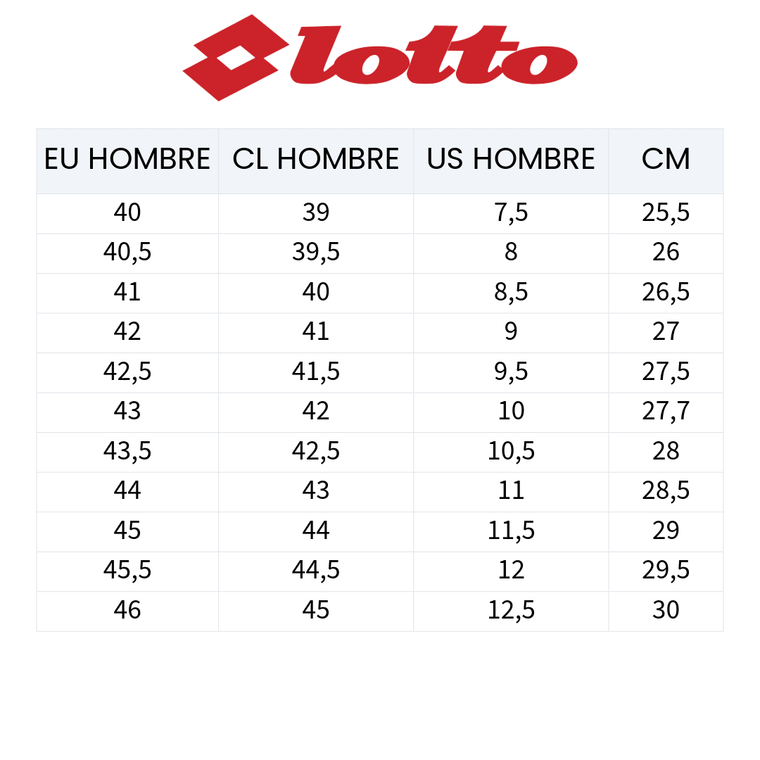 ZAPATILLAS DE FUTBOL LOTTO ADULTO 2195461UQ LOTTO 41 EU / 40 CL / 8,5 US / 26,5 CM - RealSport