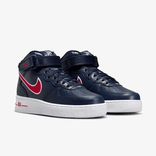 ZAPATILLAS NIKE AIR FORCE 1 '07 MID AZUL MARINO (MUJER) | FJ0728 - 400 - RealSport