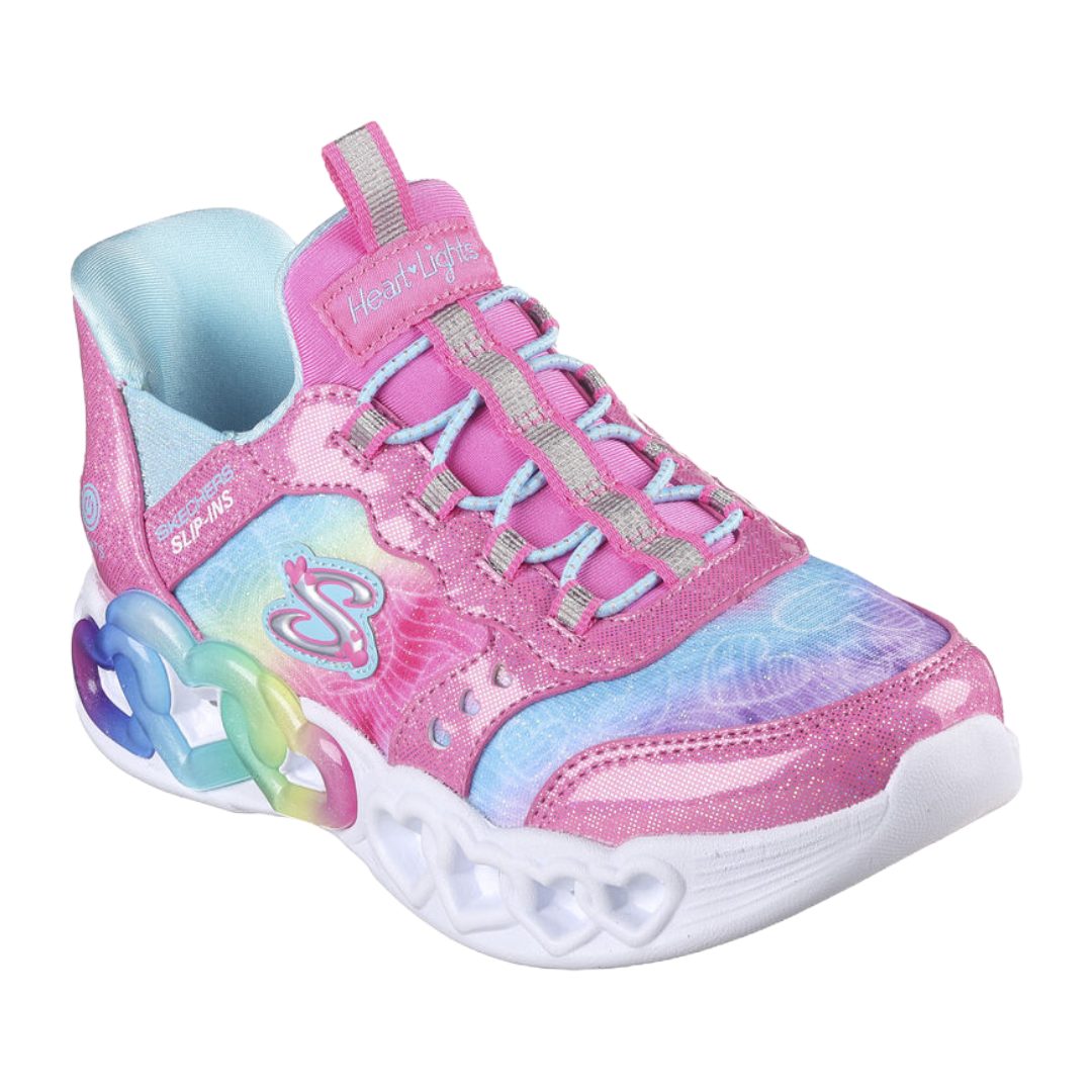 ZAPATILLAS SKECHERS INFINITE HEART LIGHTS | 303755L - BKMT SKECHERS 33 - RealSport