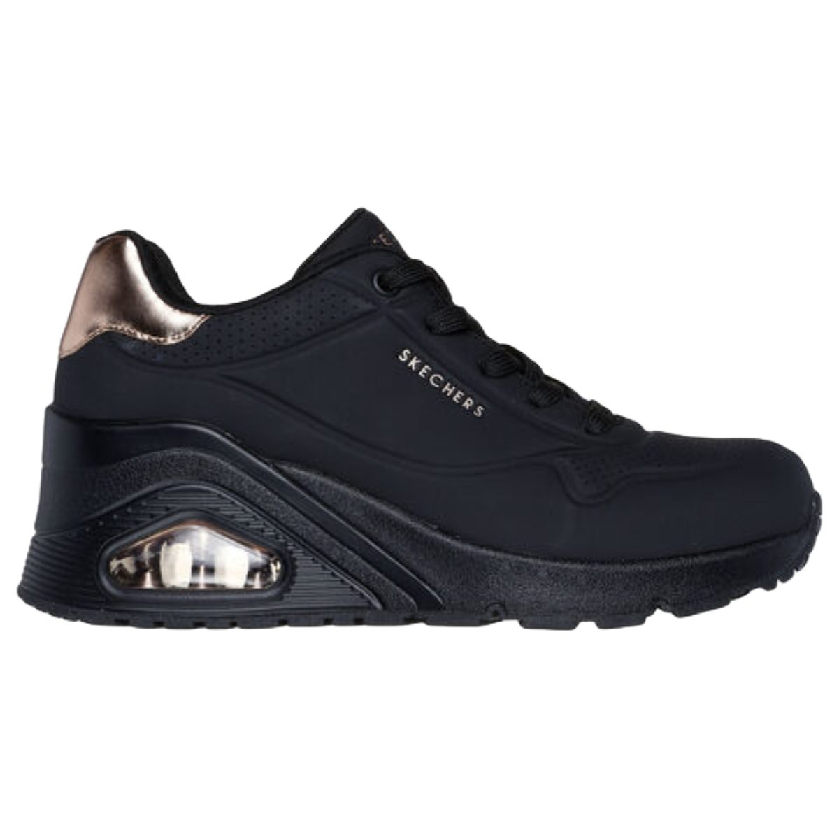 ZAPATILLAS SKECHERS MUJER UNO WEDGE HI STEPS MUJER | 177520 - BBK - RealSport