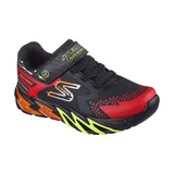 ZAPATILLAS SKECHERS S - LIGHTS FLEX GLOW BOLT NIÑOS 400138L - BKRD - RealSport