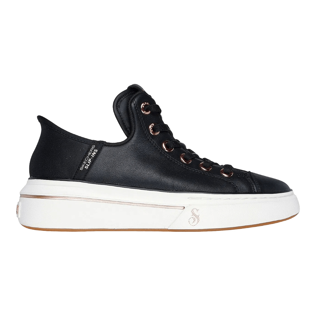 ZAPATILLAS SKECHERS [SLIP - INS] SNOOP ONE - OG LEATHER NEGRAS (MUJER) | 186001 - BLK SKECHERS 35 - RealSport