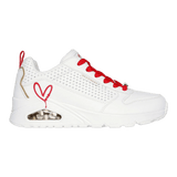 ZAPATILLAS SKECHERS UNO LONE HEARTED BLANCAS (MUJER) | 177991 - WRD SKECHERS 35 - RealSport