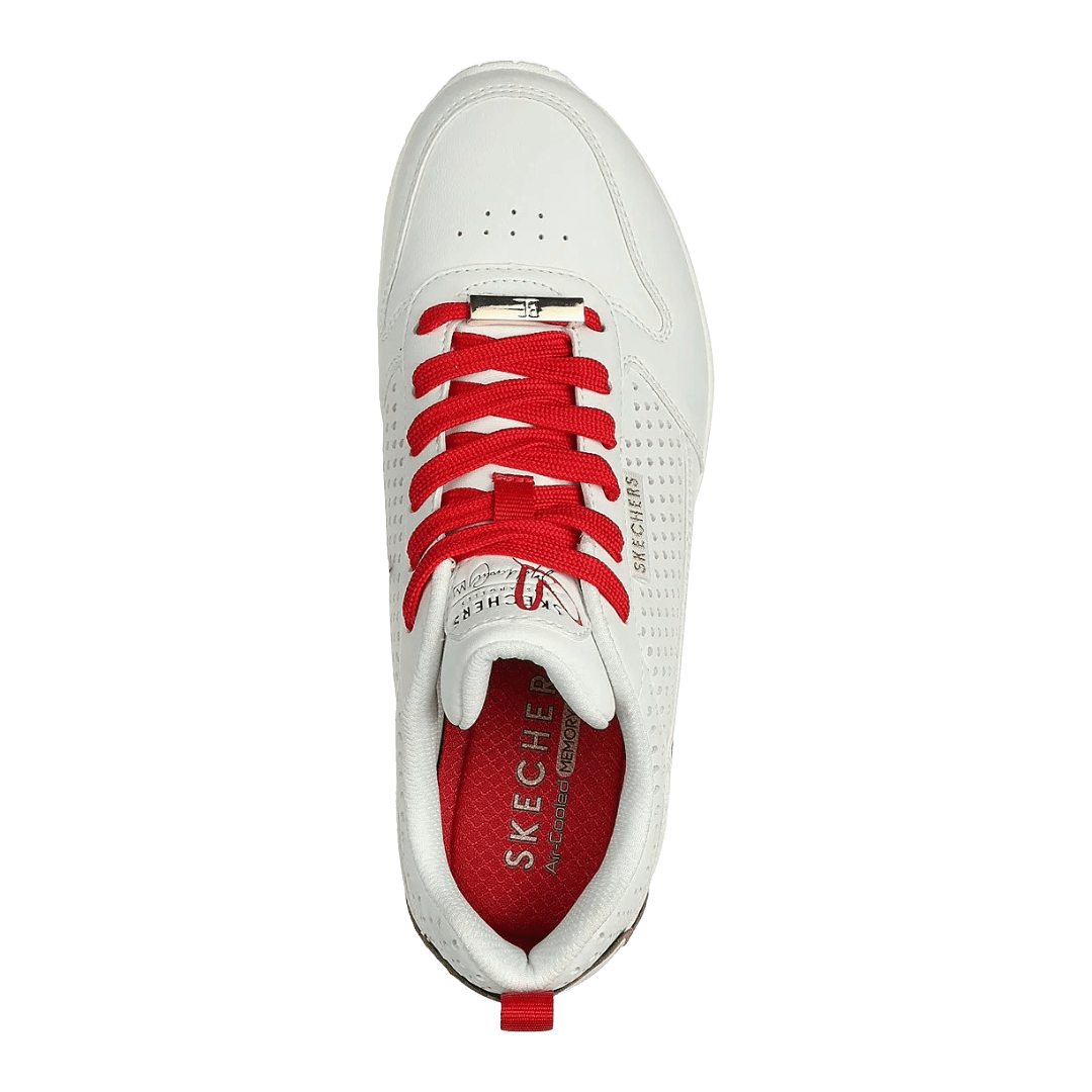 ZAPATILLAS SKECHERS UNO LONE HEARTED BLANCAS (MUJER) | 177991 - WRD SKECHERS 35 - RealSport