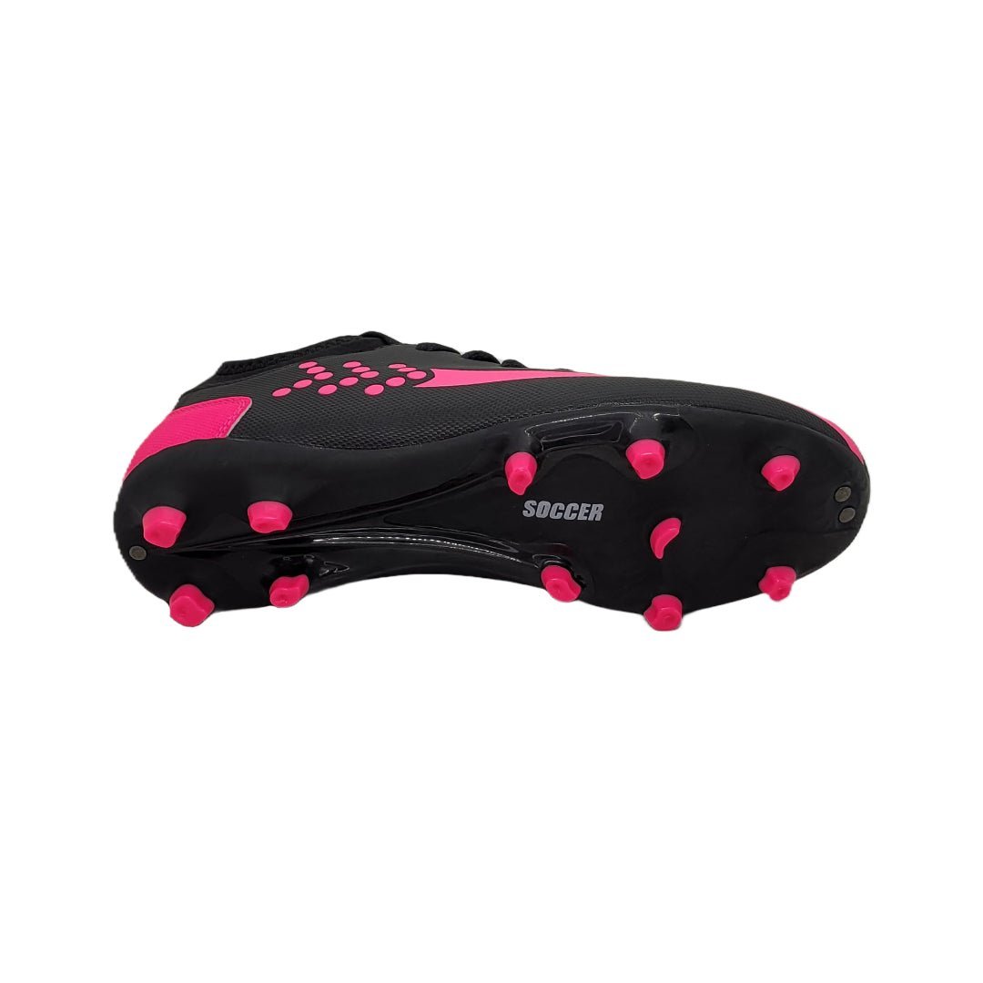 ZAPATILLAS SOCCER FUTBOL BLACK/FUCSIA UNISEX SP - 3 SOCCER 44 - RealSport