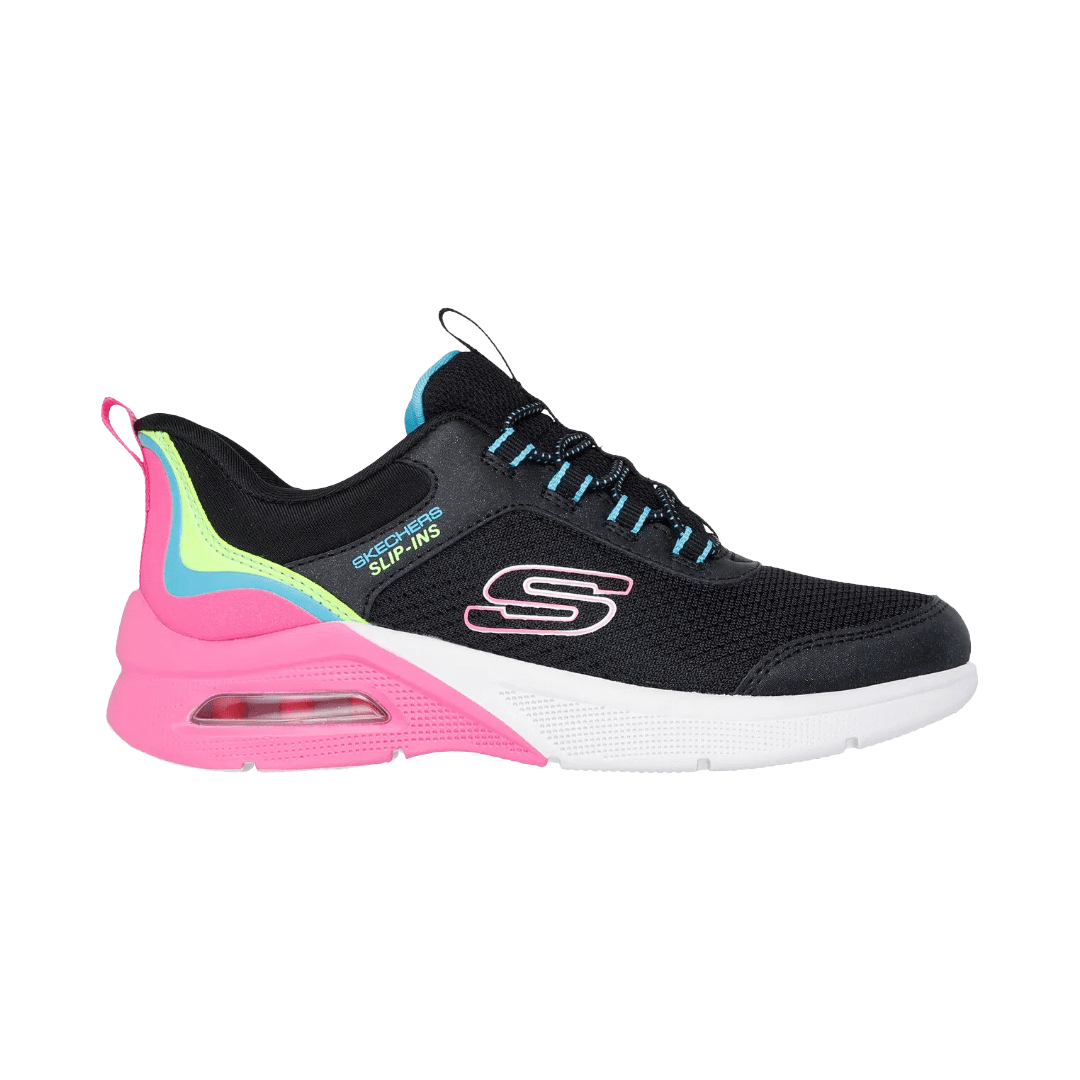 ZAPATILLAS URBANAS SKECHERS SLIP - INS MICROSPEC MAX INFANTIL | 303594L - BKMT SKECHERS 34 - RealSport
