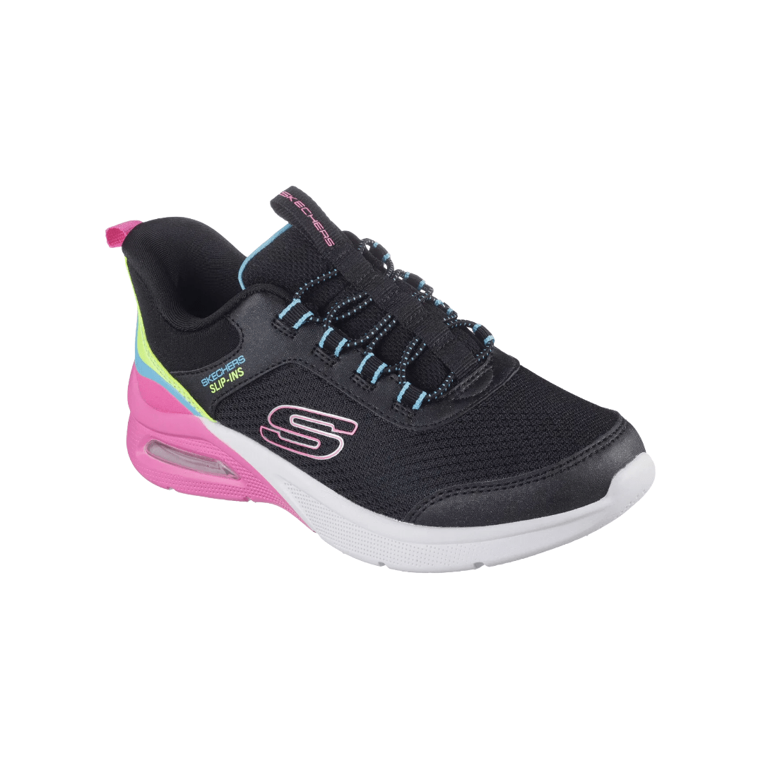 ZAPATILLAS URBANAS SKECHERS SLIP - INS MICROSPEC MAX INFANTIL | 303594L - BKMT SKECHERS 34 - RealSport