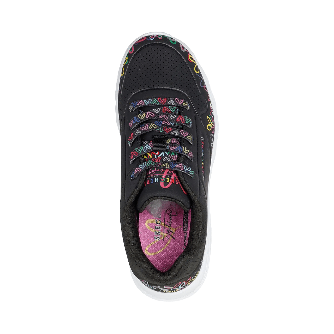 ZAPATILLAS URBANAS SKECHERS UNO LITE HEART DAZE INFANTIL | 314089L - BKMT SKECHERS 34 - RealSport