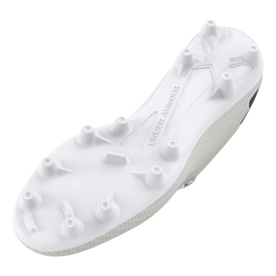 ZAPATOS DE FÚTBOL UNDER ARMOUR UA SHADOW SELECT 2 (FG) BLANCOS | 3027705 - 100 UNDER ARMOUR 44 - RealSport