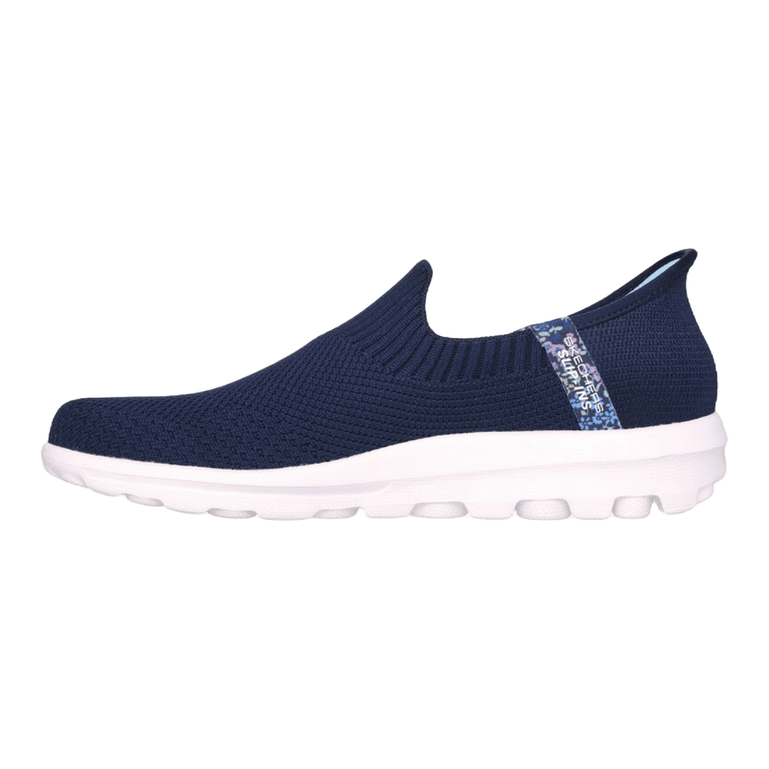 ZAPATOS SKECHERS [SLIP - INS | GO WALK] TAHITI SUNSET AZULES (MUJER) | 124799 - NVY - RealSport