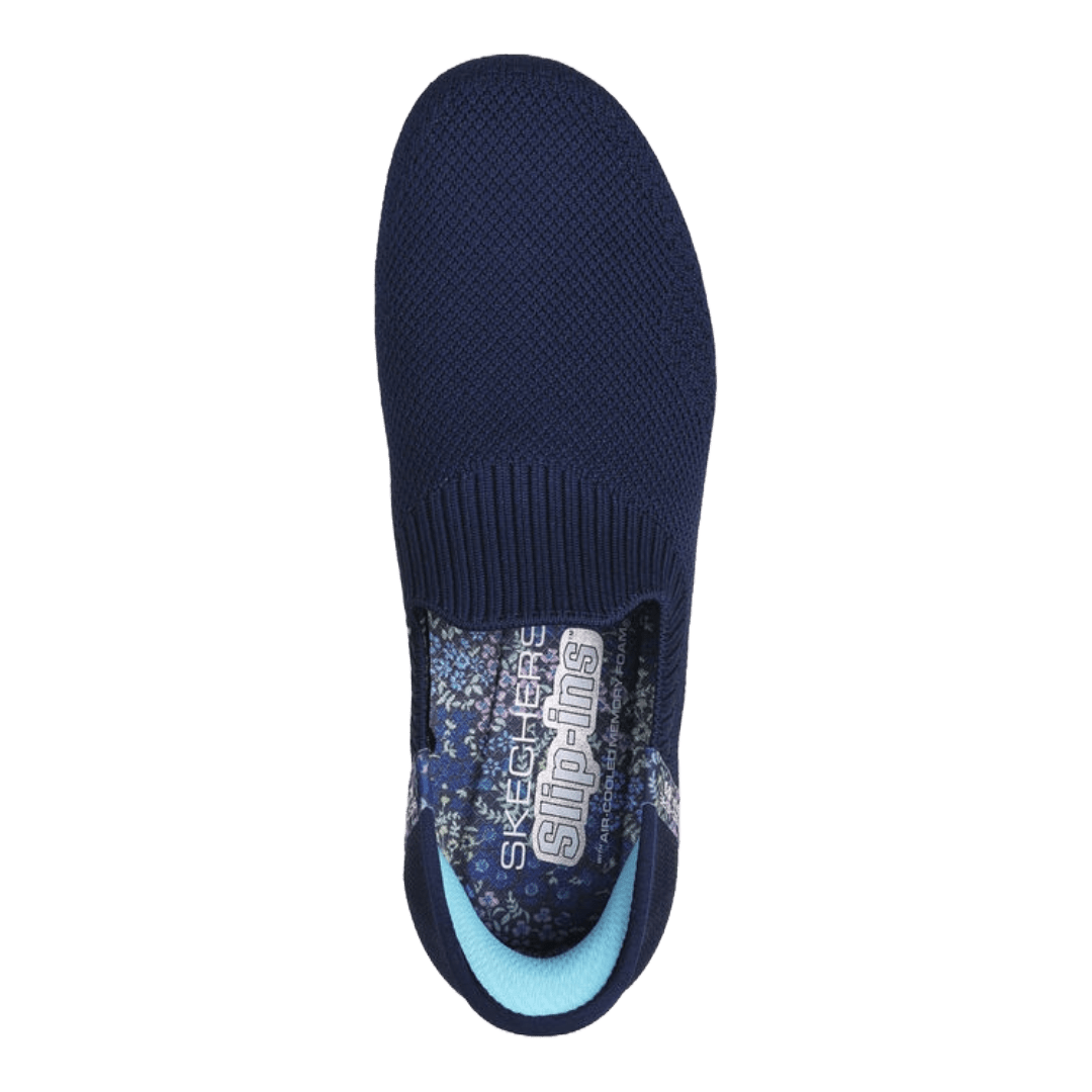 ZAPATOS SKECHERS [SLIP - INS | GO WALK] TAHITI SUNSET AZULES (MUJER) | 124799 - NVY - RealSport