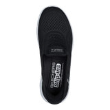 ZAPATOS SKECHERS [SLIP - INS | GO WALK] YAEL NEGRAS (MUJER) | 124848 - BKMT SKECHERS 35 - RealSport